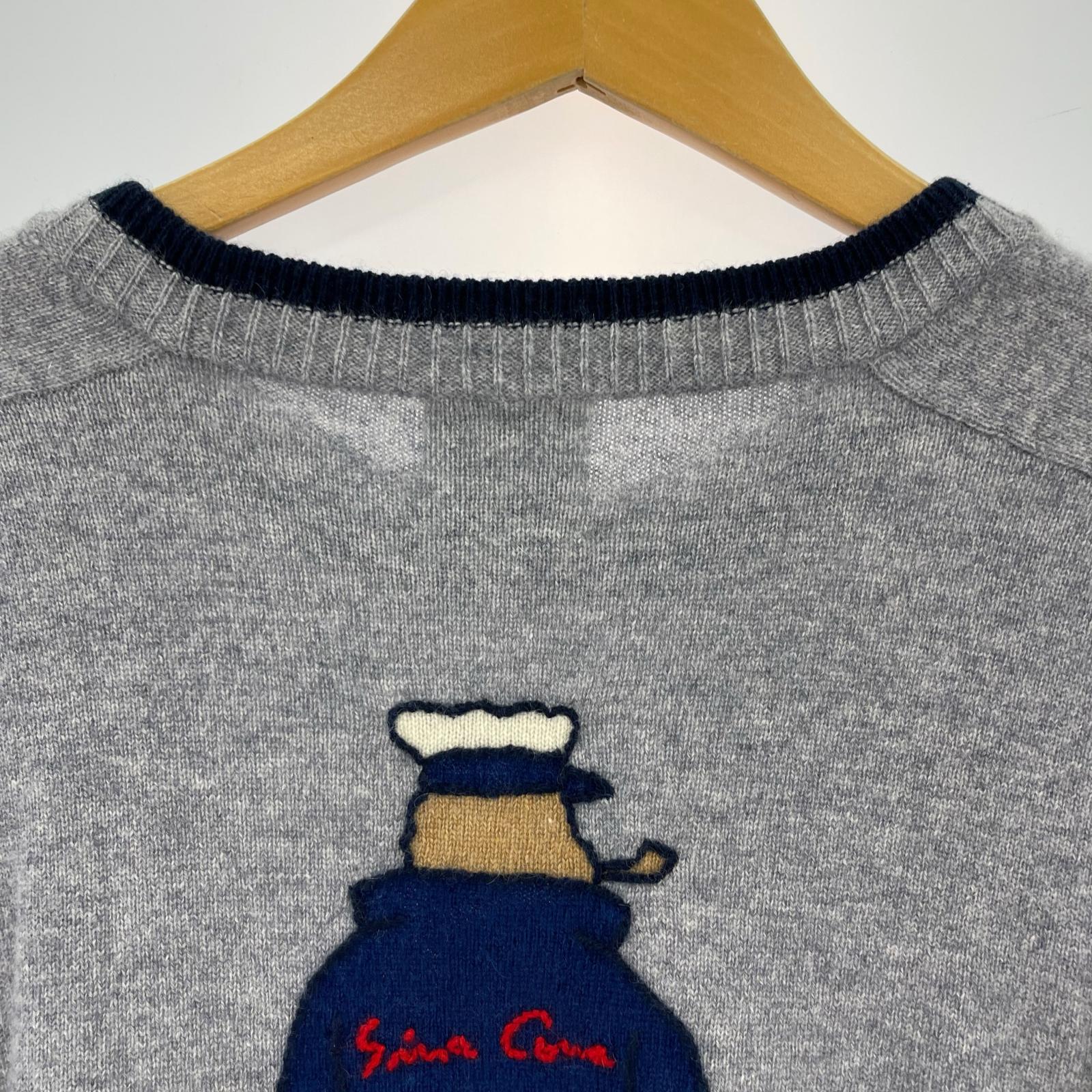 ニット SINA COVA セーター L GRY L グレー