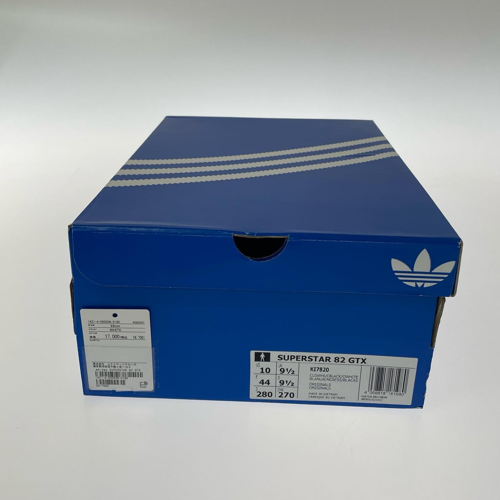 スニーカー SUPERSTAR 82 GORE TEX White Black 28cm (US10 UK9 1/2 EU46) ホワイト