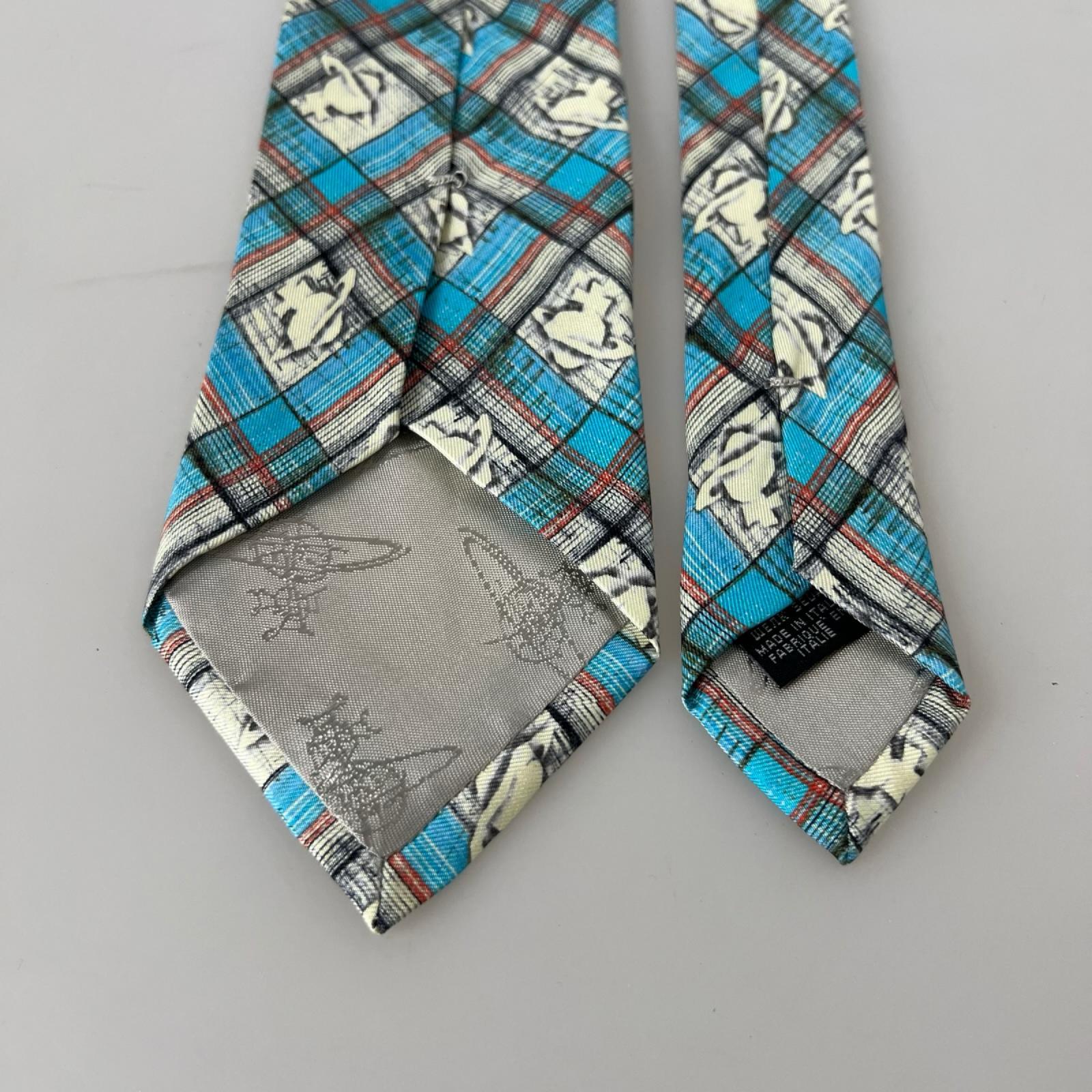 その他アクセサリー Vivienne Westwood ビッグオーブ レジメンタルネクタイ ブルー