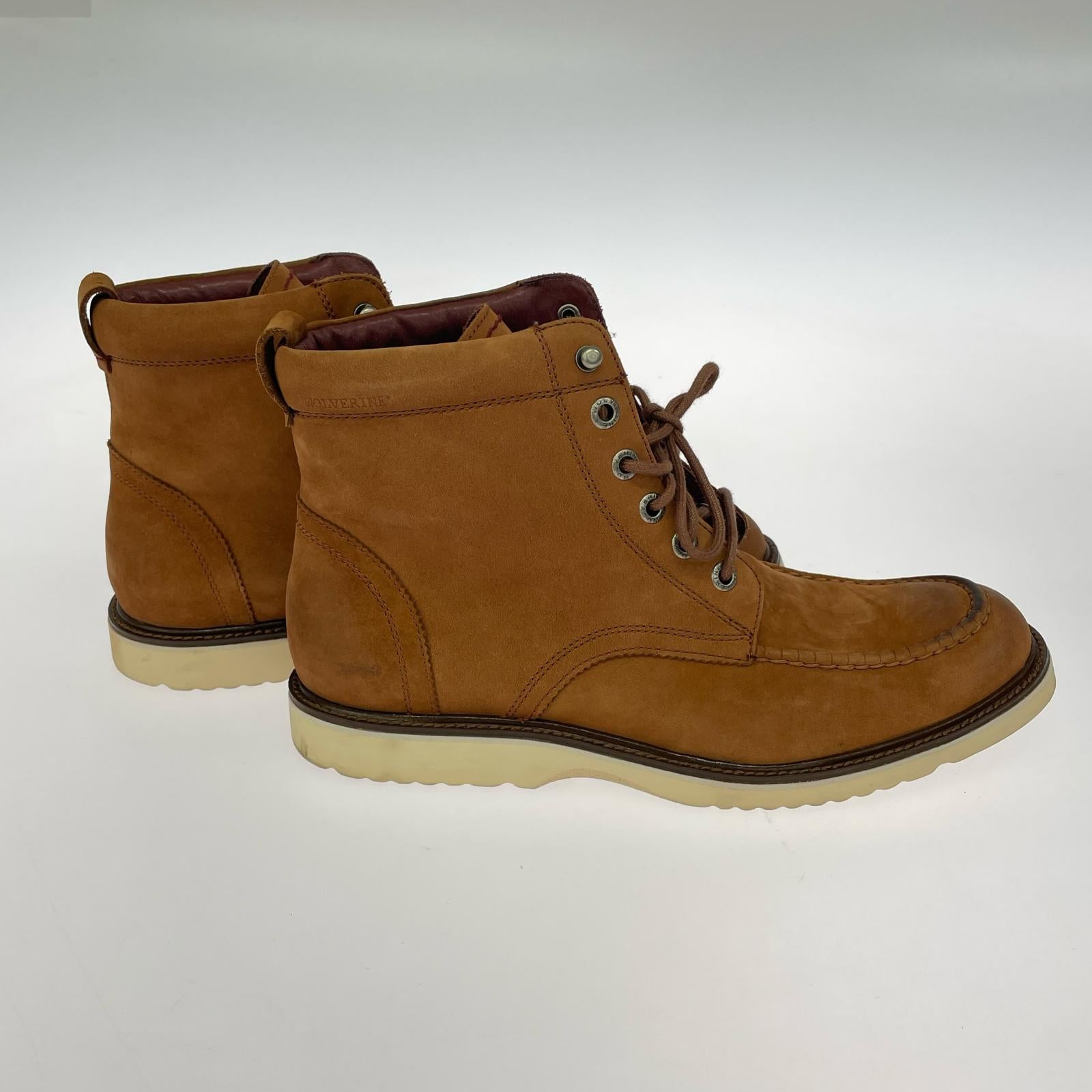 ブーツ MOC-TOE WEDGE BOOT/8D/W05430 ブラウン