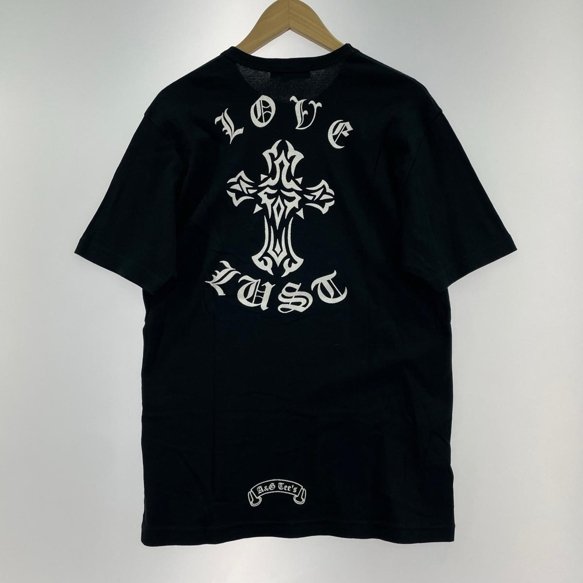 半袖Ｔシャツ A&G バッククロス S/SプリントTee L 黒 L ブラック