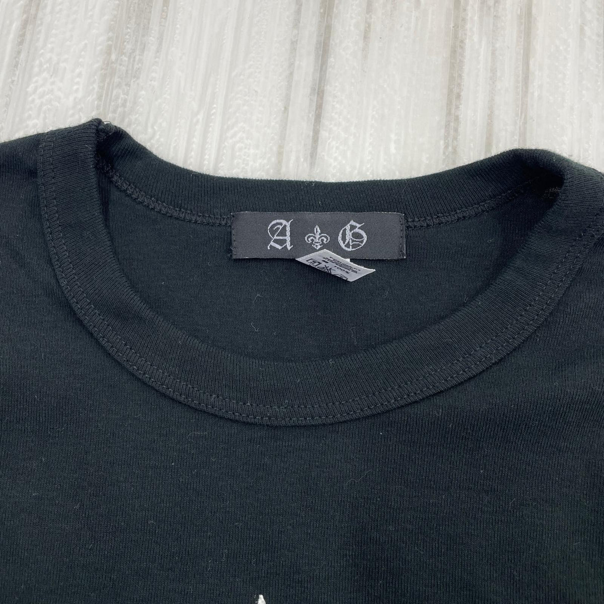 半袖Ｔシャツ A&G バッククロス S/SプリントTee L 黒 L ブラック