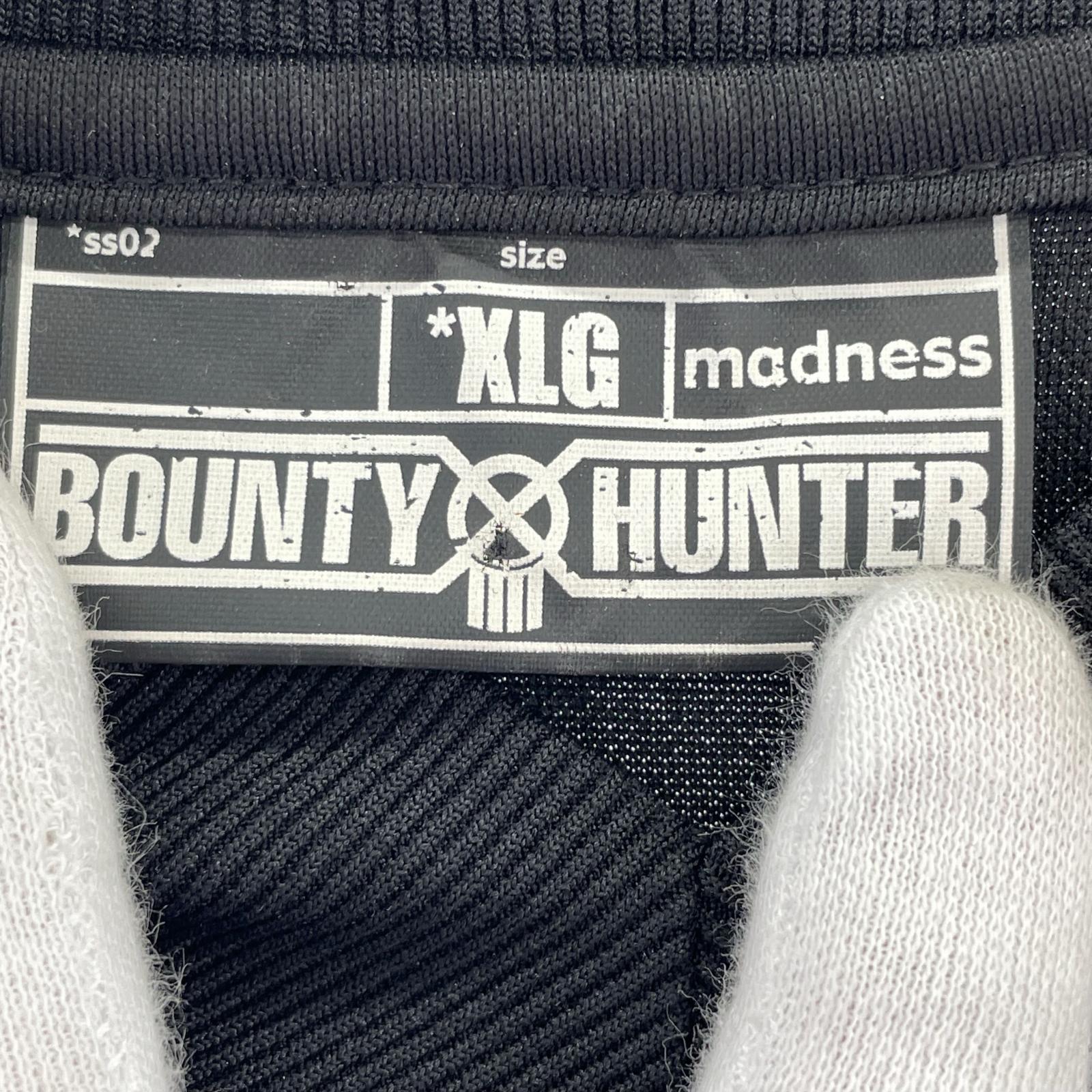 長袖Ｔシャツ BOUNTY HUNTER 02SS クロスボーンスカル ゲームシャツ XL 黒 ブラック