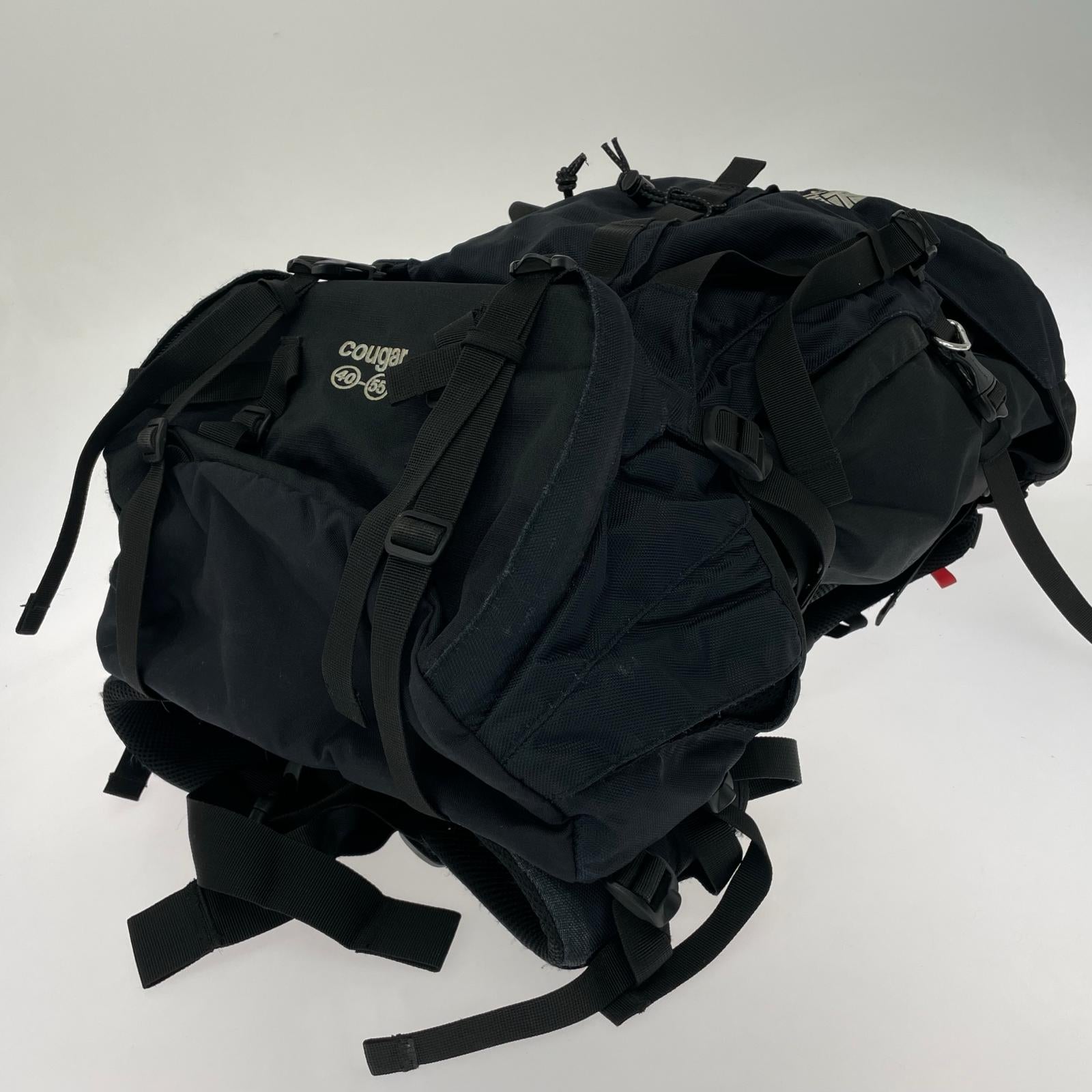 リュック・デイパック cougar 40-55L Black ブラック