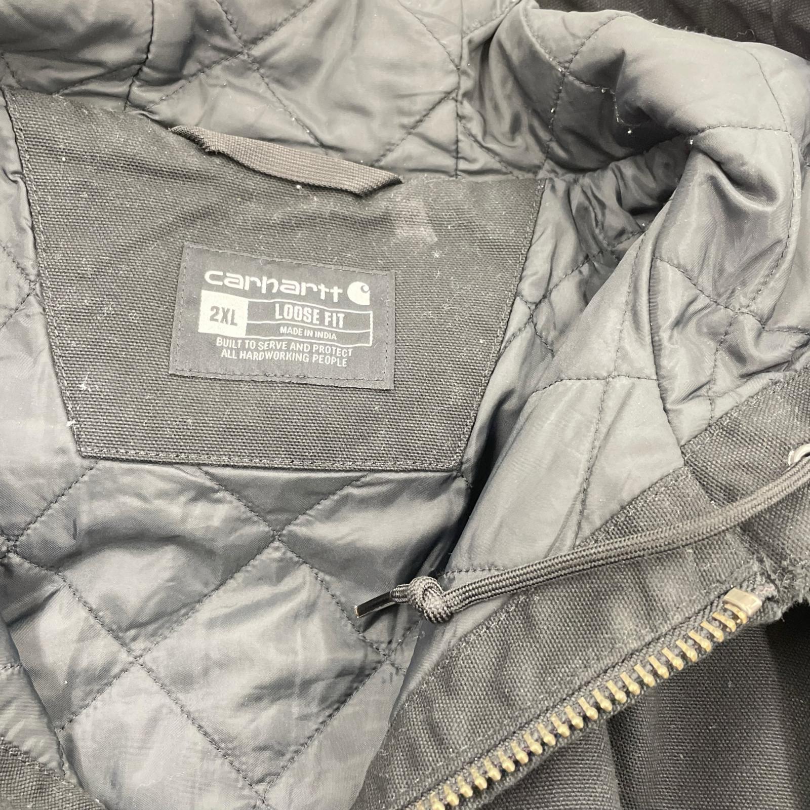 ジャケット Loose Fit Washed Duck Insulated Active ブラック