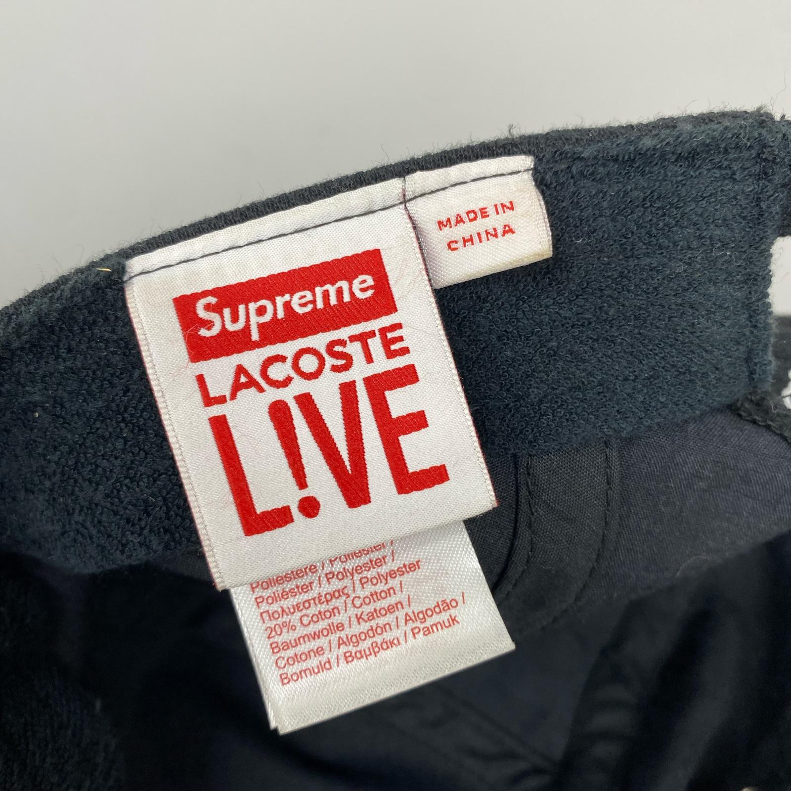 キャップ ×LACOSTE キャップ ブラック