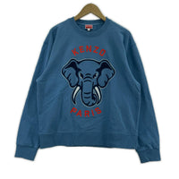 スウェット Varsity Jungle エレファントスウェット ライトブルー (M) M ブルー