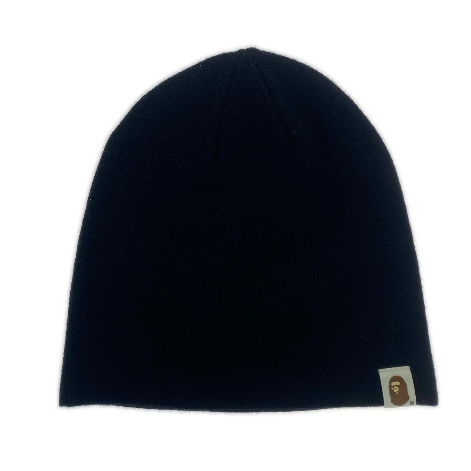 ニットキャップ COLOR STONE STA KNIT CAP ブラック ブラック