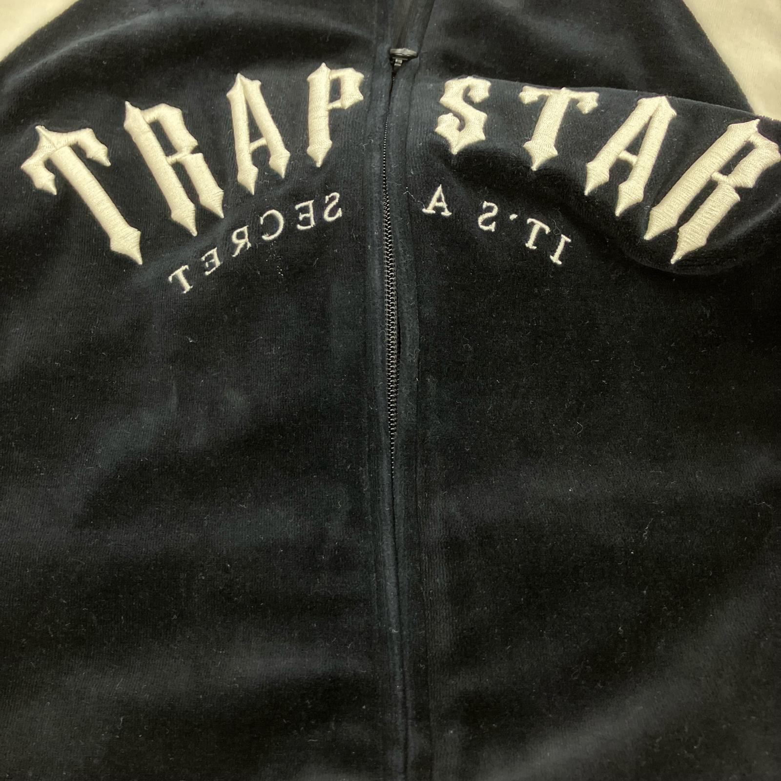 セットアップ TRAP STAR VELOUR TRACKSUIT S S ブラック