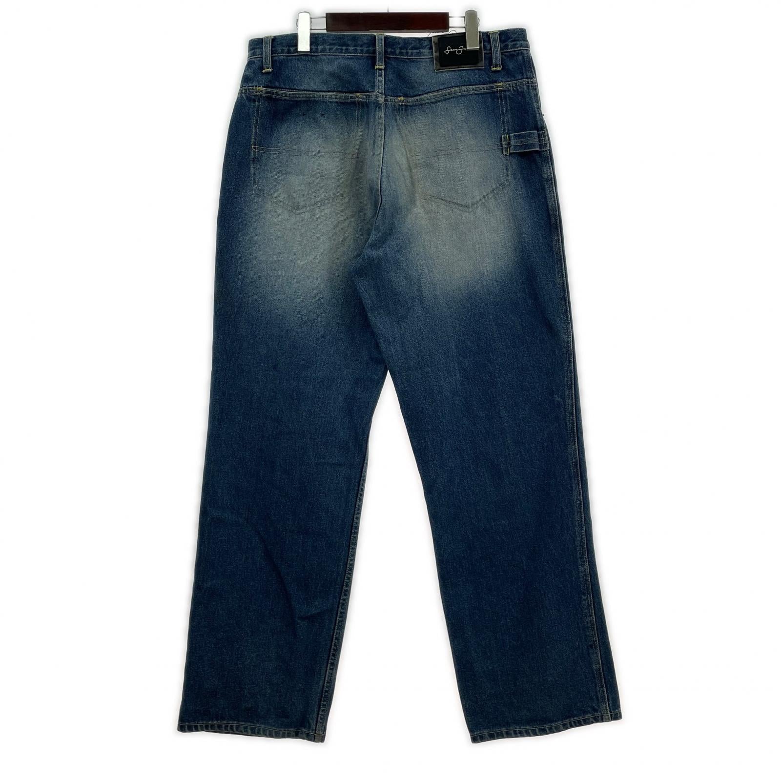デニムパンツ SEAN JOHN ワイド インディゴ 36