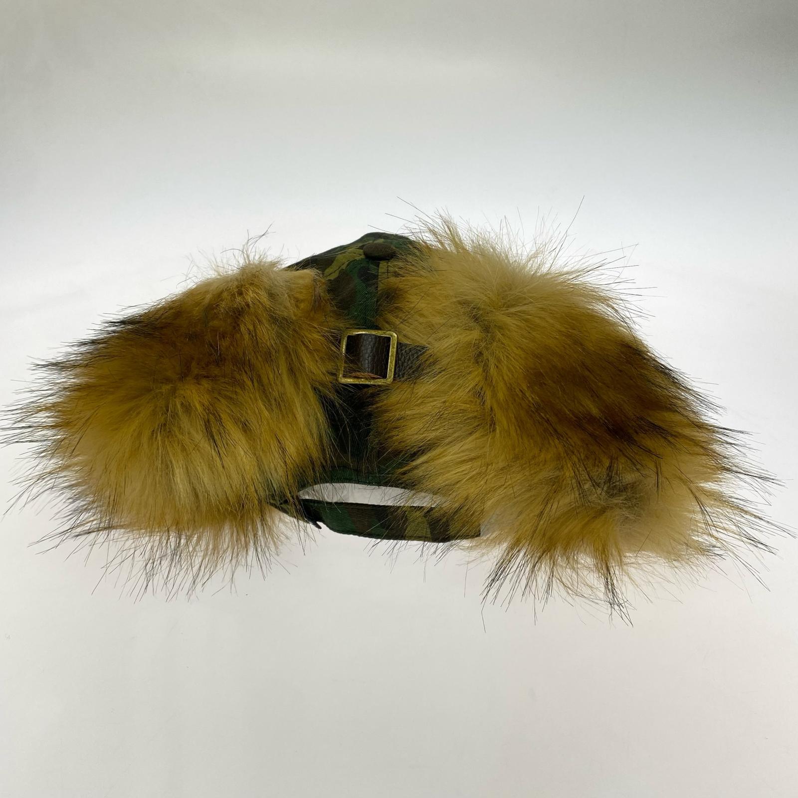 キャップ AFB DOG EAR FUR CAP カモ ファーキャップ