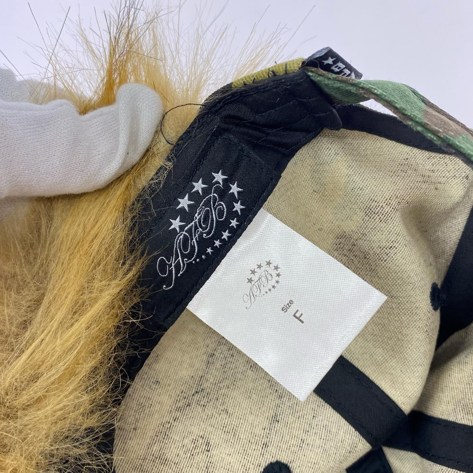 キャップ AFB DOG EAR FUR CAP カモ ファーキャップ