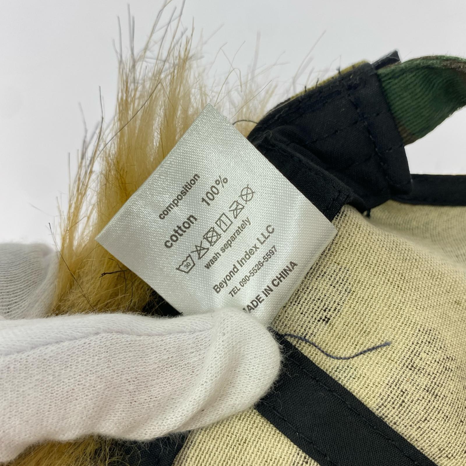 キャップ AFB DOG EAR FUR CAP カモ ファーキャップ