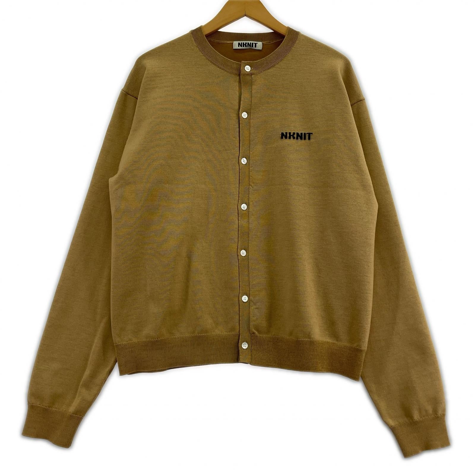 その他トップス NKNIT logo KNIT cardigan 2 N25AW-006 ブラウン