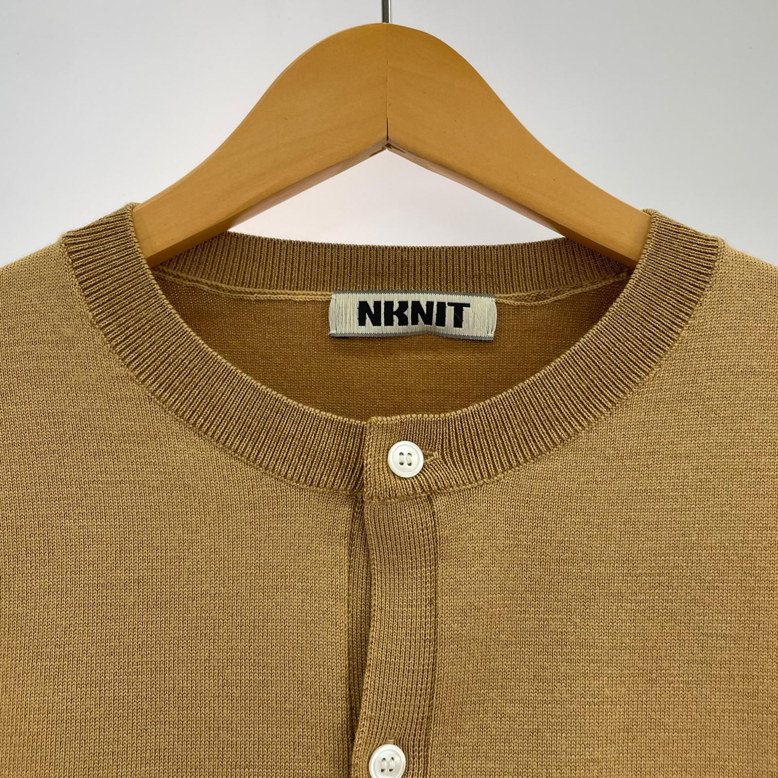 その他トップス NKNIT logo KNIT cardigan 2 N25AW-006 ブラウン