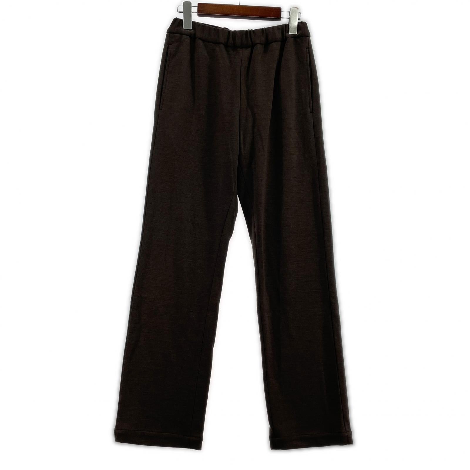 その他ボトムス UNDECORATED SPONGE WOOL PANTS 0 0 ブラウン
