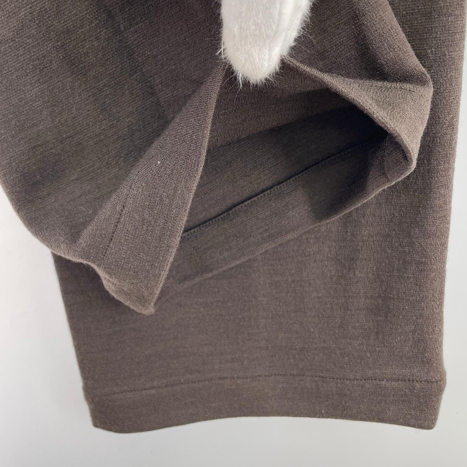 その他ボトムス UNDECORATED SPONGE WOOL PANTS 0 0 ブラウン