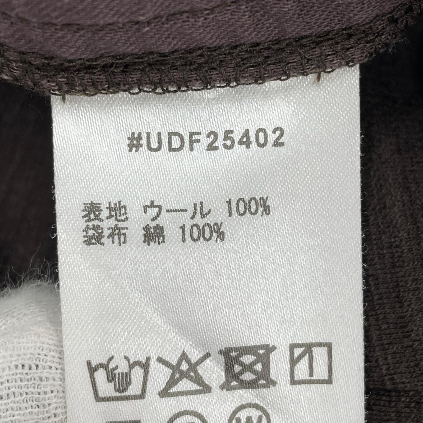その他ボトムス UNDECORATED SPONGE WOOL PANTS 0 0 ブラウン