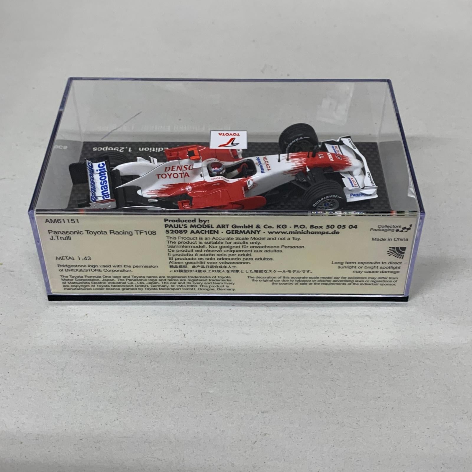 ng TF108 J.Trulli ミニカーその他