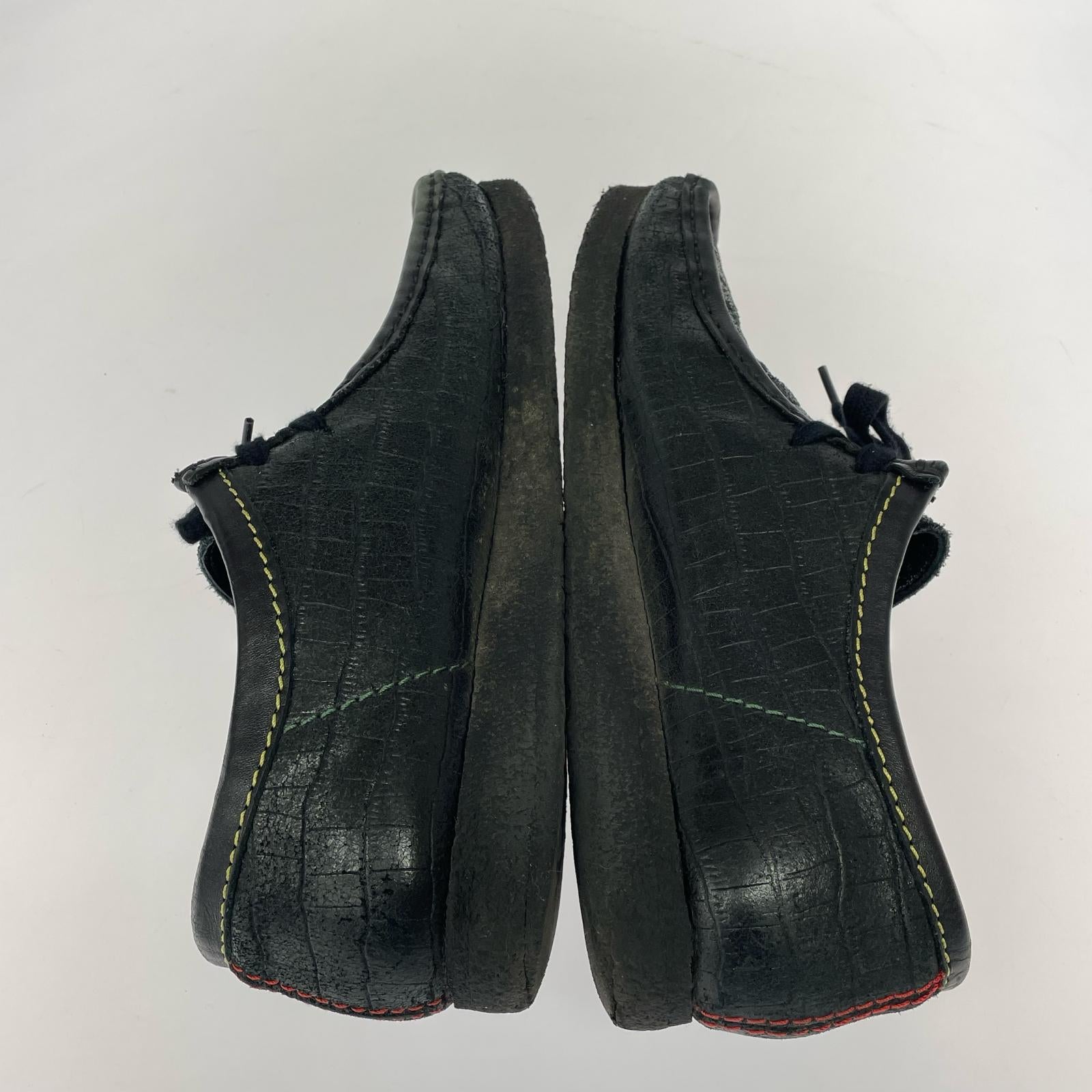 スニーカー WACKO MARIA × Clarks Wallabee Crocodile 27cm (US9 UK8 1/2 EU44) ブラック
