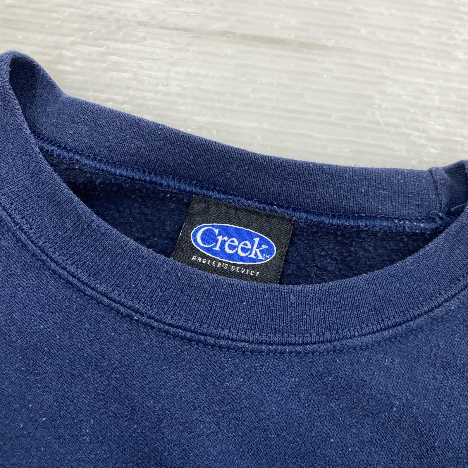 スウェット Creek　ネイビー　L L ネイビー