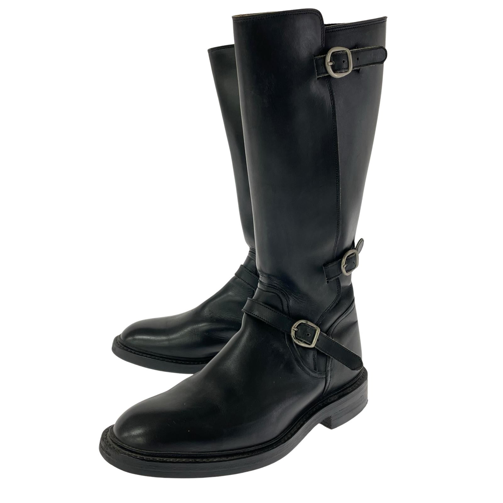 ブーツ Tricker's　モーターサイクルブーツ　SIZE 8　M6945 ブラック