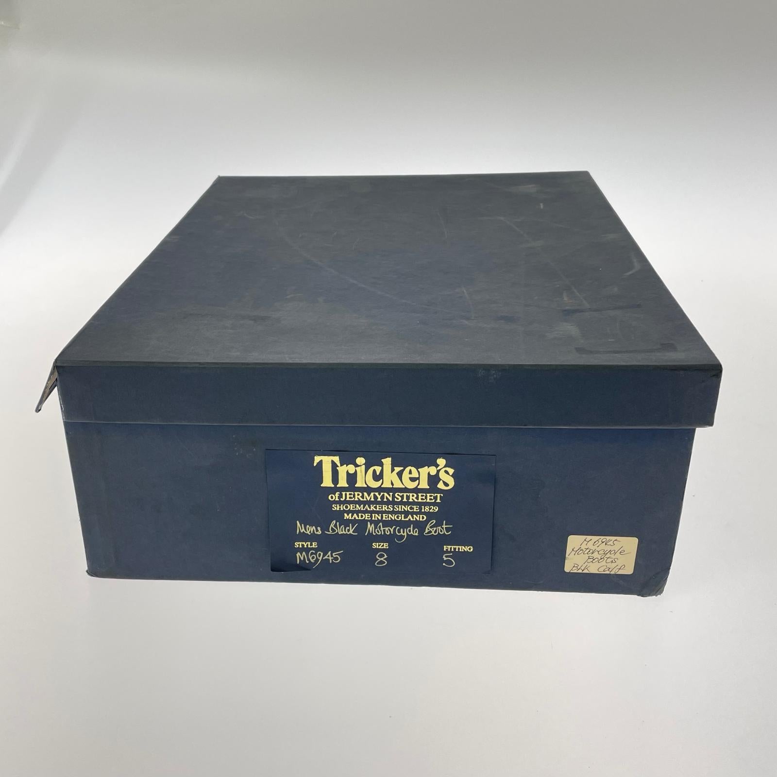 ブーツ Tricker's　モーターサイクルブーツ　SIZE 8　M6945 ブラック