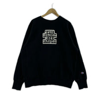 スウェット ×CHAMPION OG LABEL CREW SWEAT L ブラック
