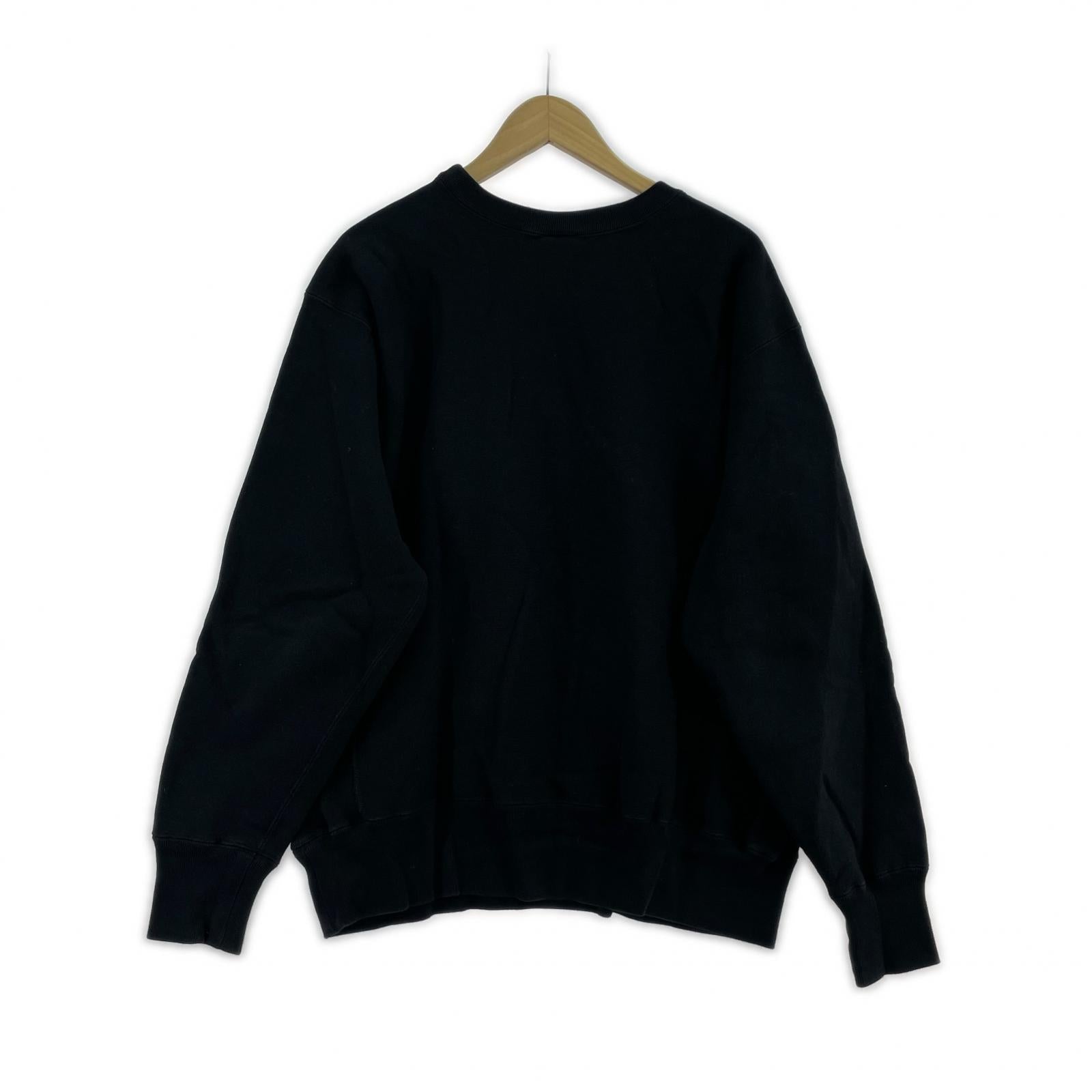 スウェット ×CHAMPION OG LABEL CREW SWEAT L ブラック