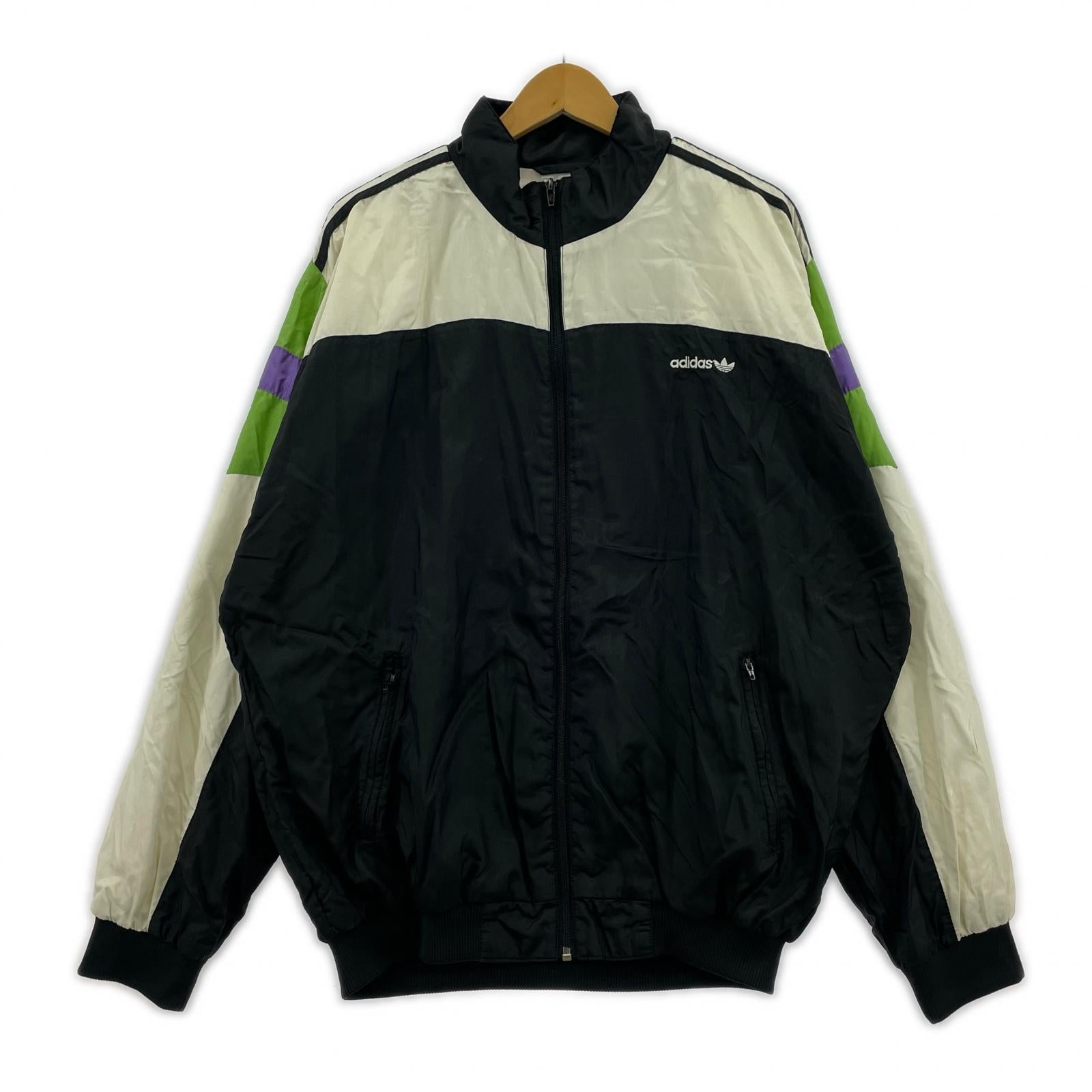 ミリタリージャケット adidas　80年代　トラックジャケット ブラック