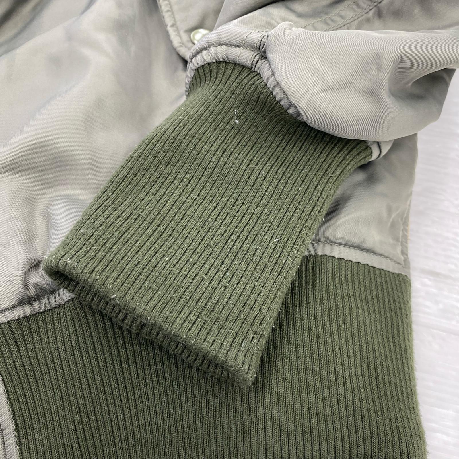 ブルゾン 22AW ビッグシルエットサイドジップMA-1 フリー カーキ