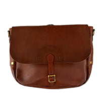 ショルダーバッグ VASCO LEATHER POSTMAN SHOULDER BAG ブラウン ブラウン