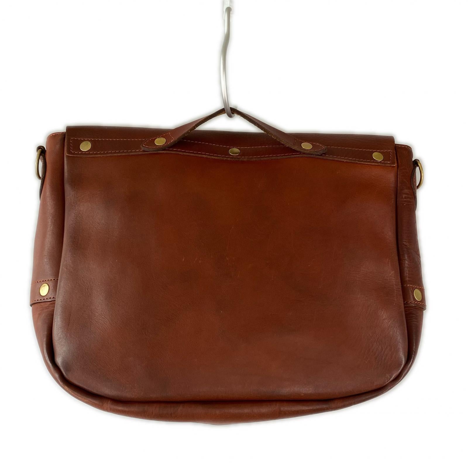 ショルダーバッグ VASCO LEATHER POSTMAN SHOULDER BAG ブラウン ブラウン