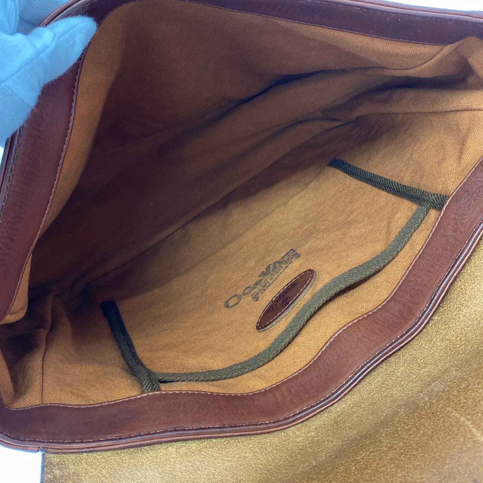 ショルダーバッグ VASCO LEATHER POSTMAN SHOULDER BAG ブラウン ブラウン
