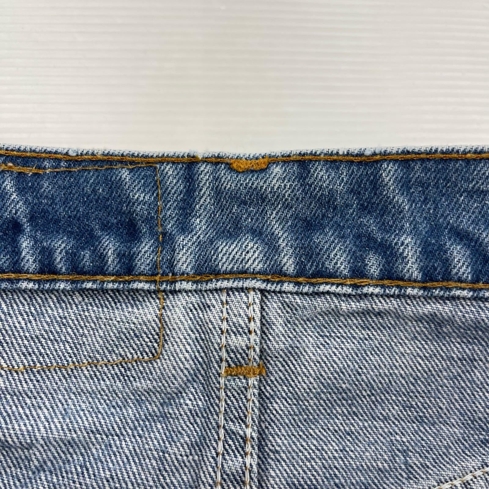 デニムパンツ 80s 505 ｵﾚﾝｼﾞﾀﾌﾞ 42TALON 30 ブルー
