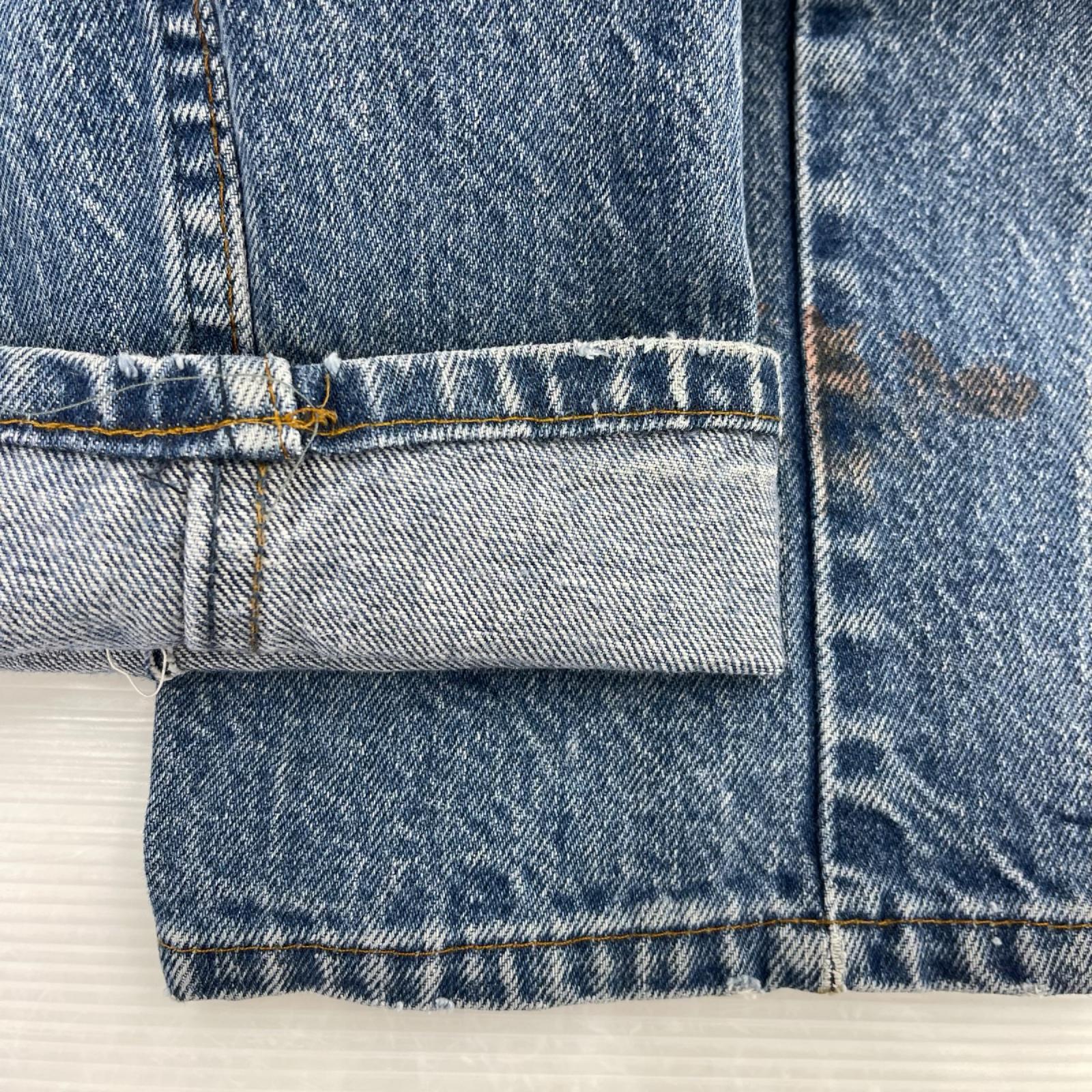 デニムパンツ 80s 505 ｵﾚﾝｼﾞﾀﾌﾞ 42TALON 30 ブルー