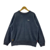 スウェット DESIGN CREW NECK 黒 (S) S ブラック