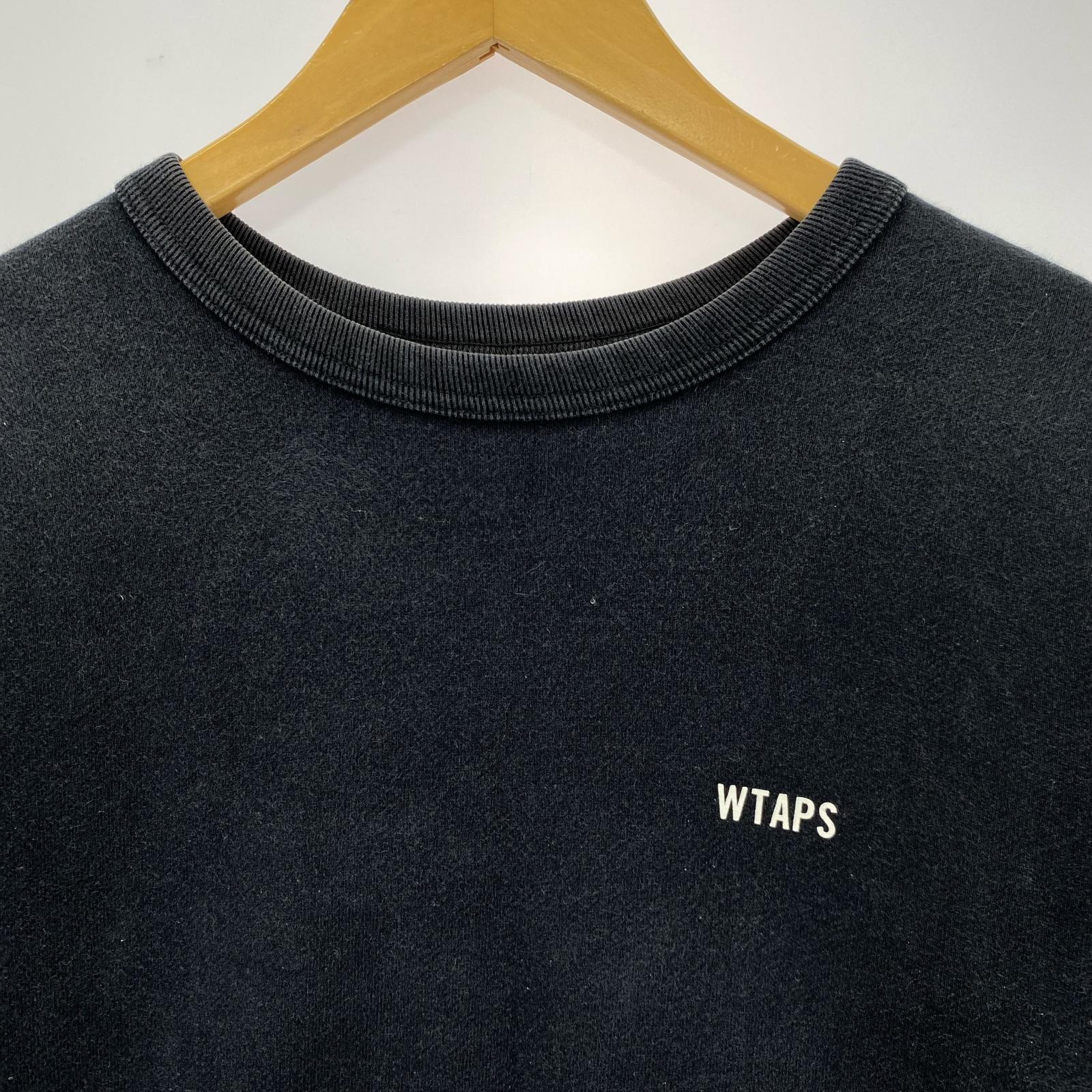 スウェット DESIGN CREW NECK 黒 (S) S ブラック