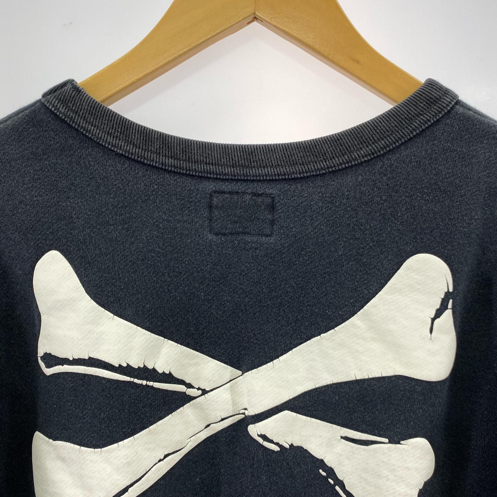 スウェット DESIGN CREW NECK 黒 (S) S ブラック