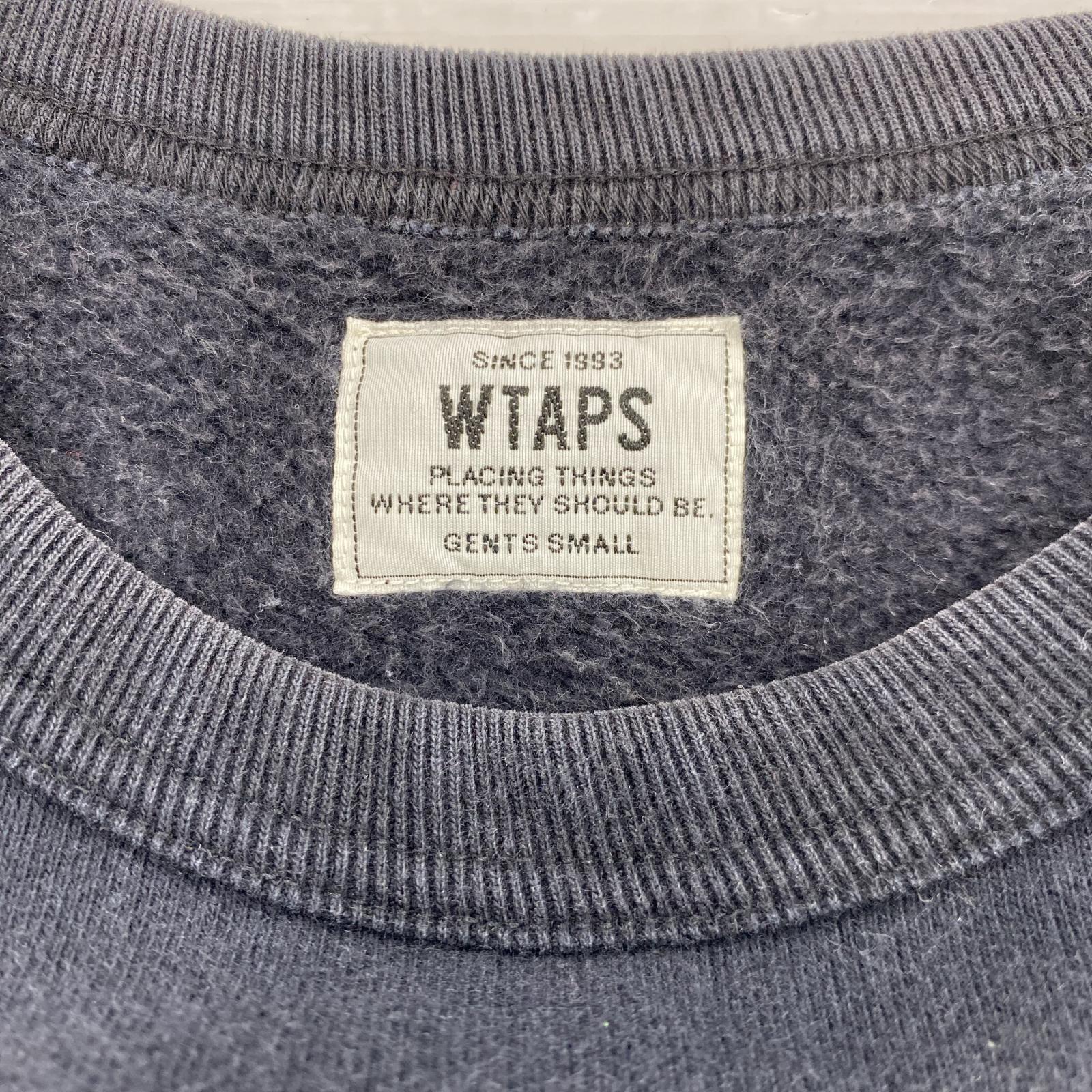 スウェット DESIGN CREW NECK 黒 (S) S ブラック