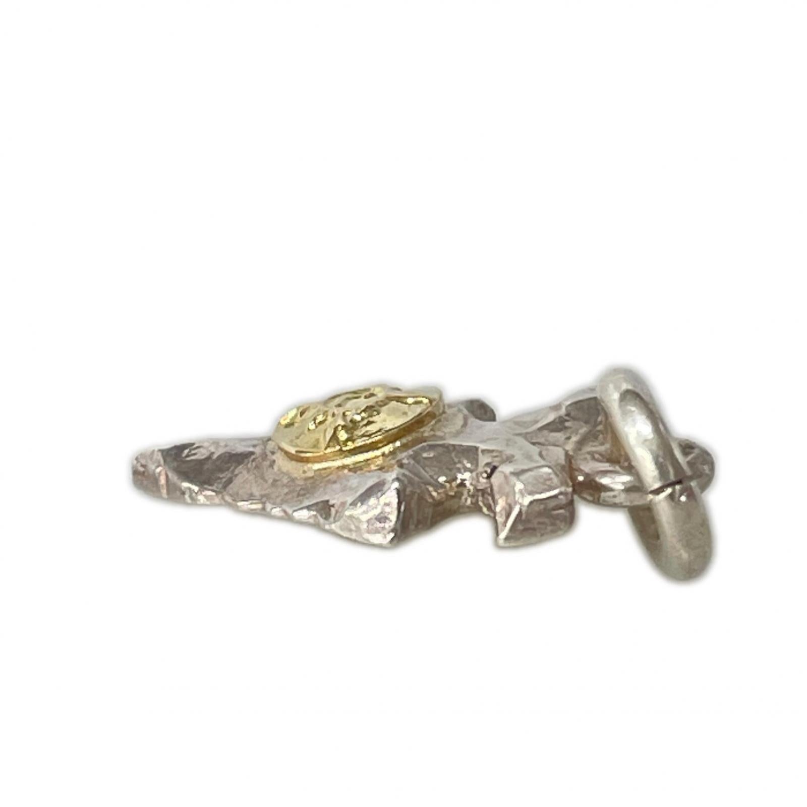 ネックレス K18 SILVER 矢じり ペンダントトップ