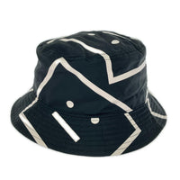ハット ラージフェイスロゴバケットハット FA-UX-HATS000039 黒ピンク ブラック