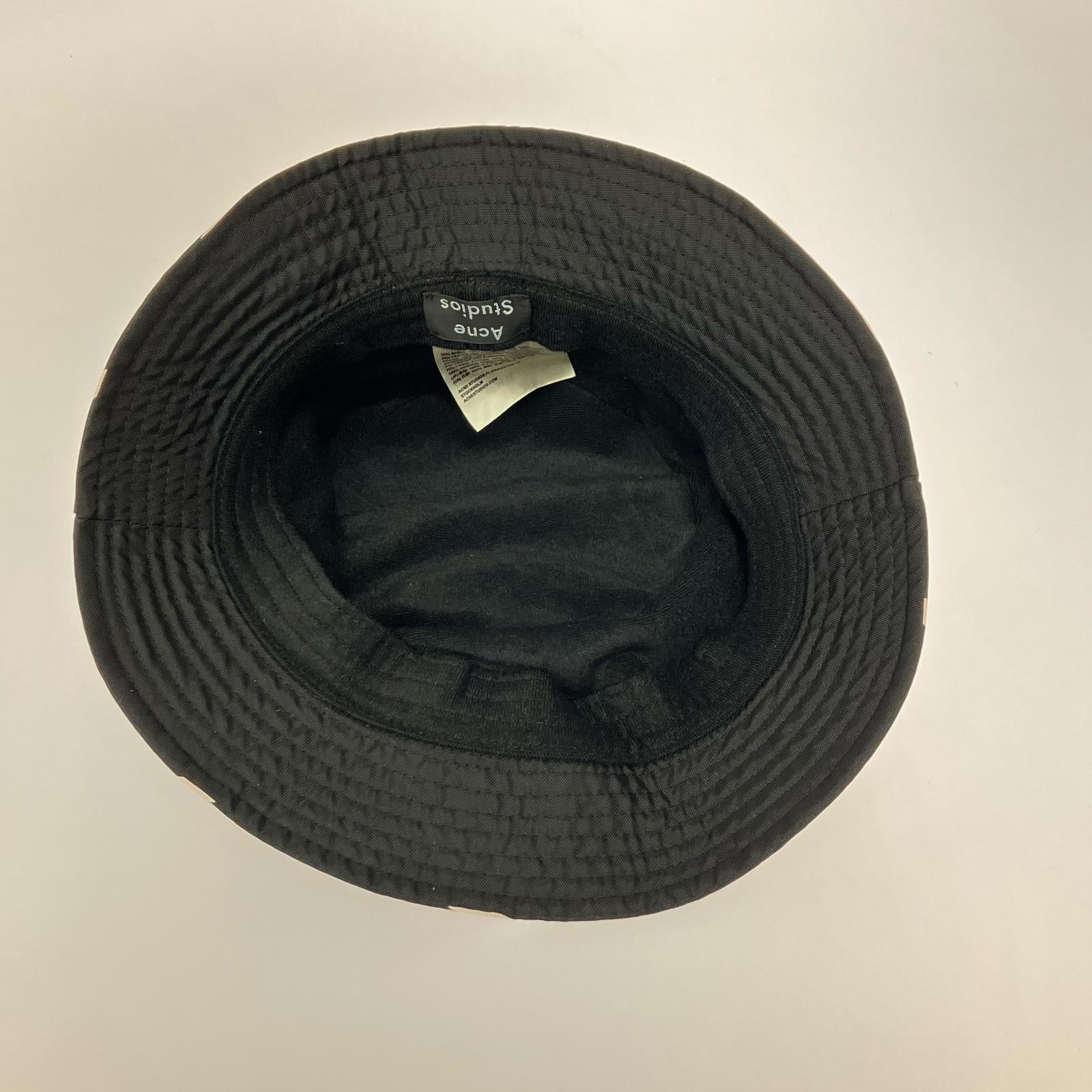 ハット ラージフェイスロゴバケットハット FA-UX-HATS000039 黒ピンク ブラック