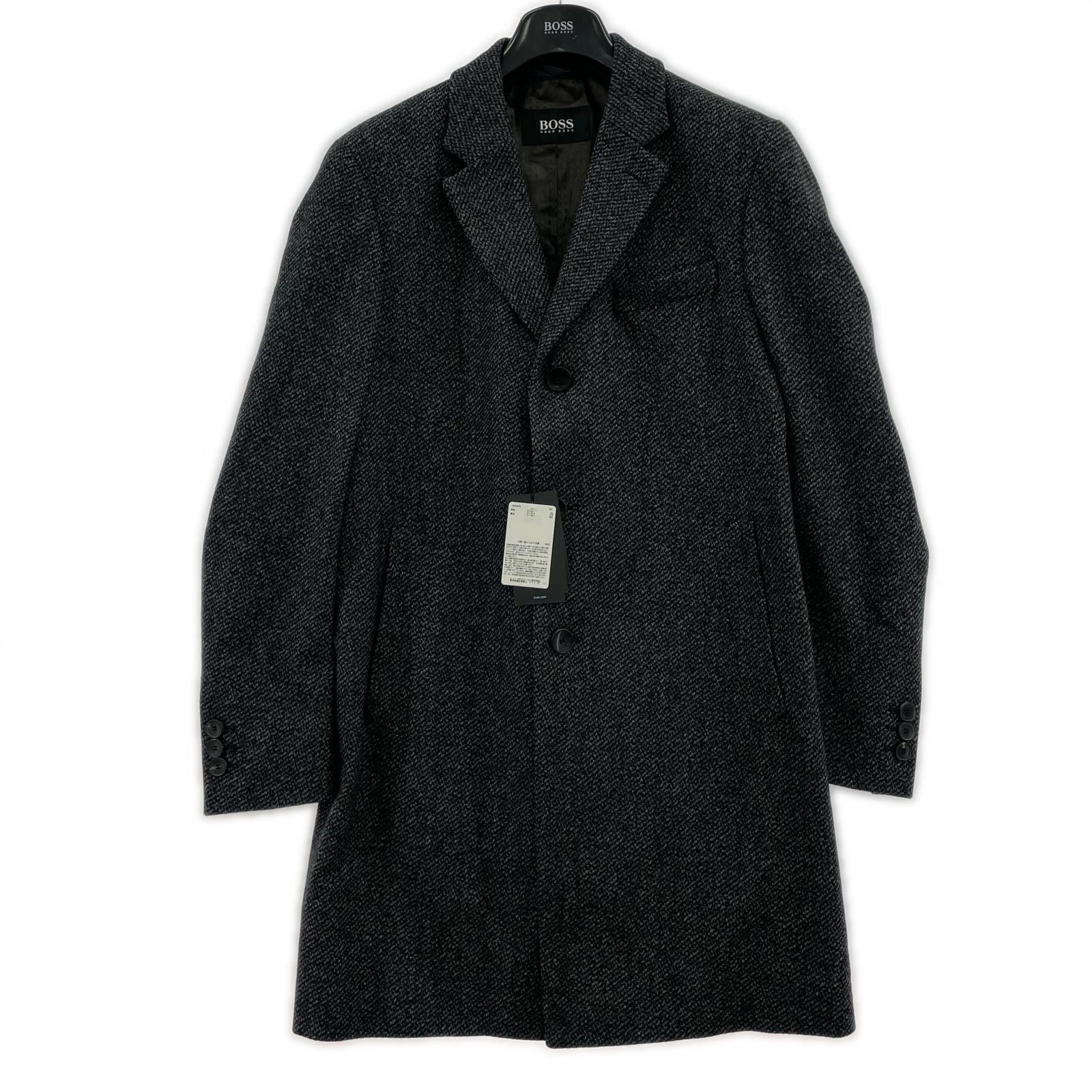その他アウター HUGO BOSS 50460405 コート ブラック