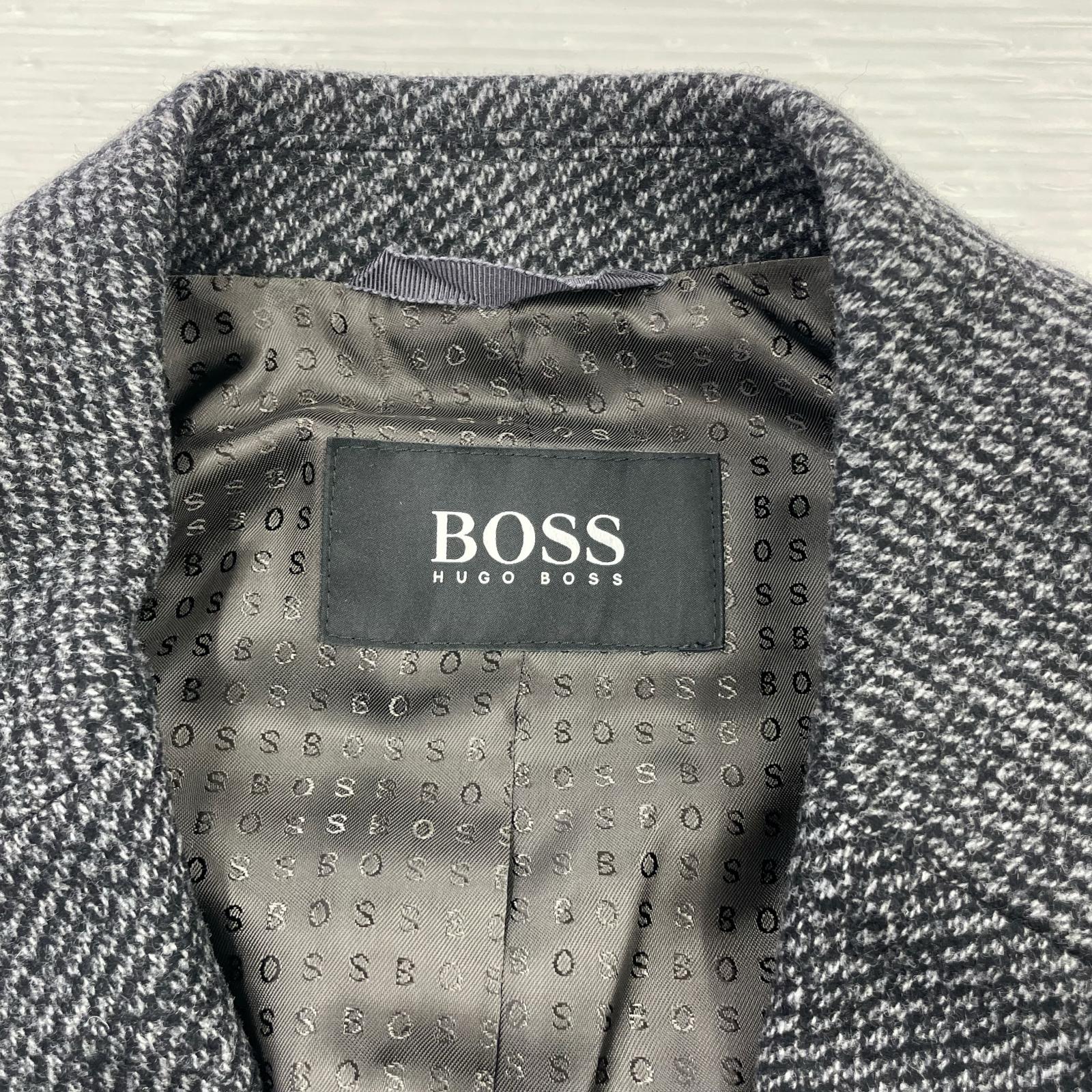 その他アウター HUGO BOSS 50460405 コート ブラック