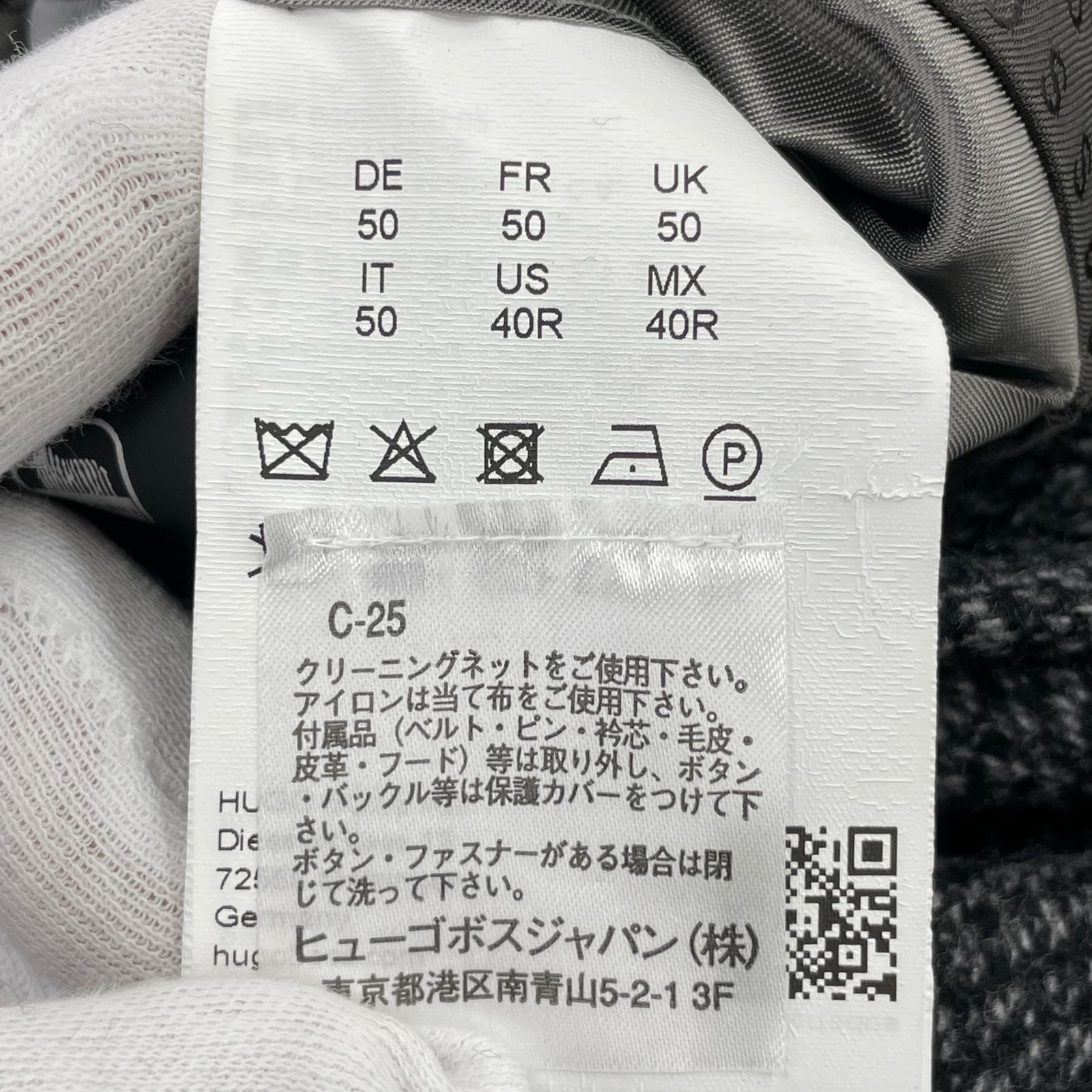 その他アウター HUGO BOSS 50460405 コート ブラック