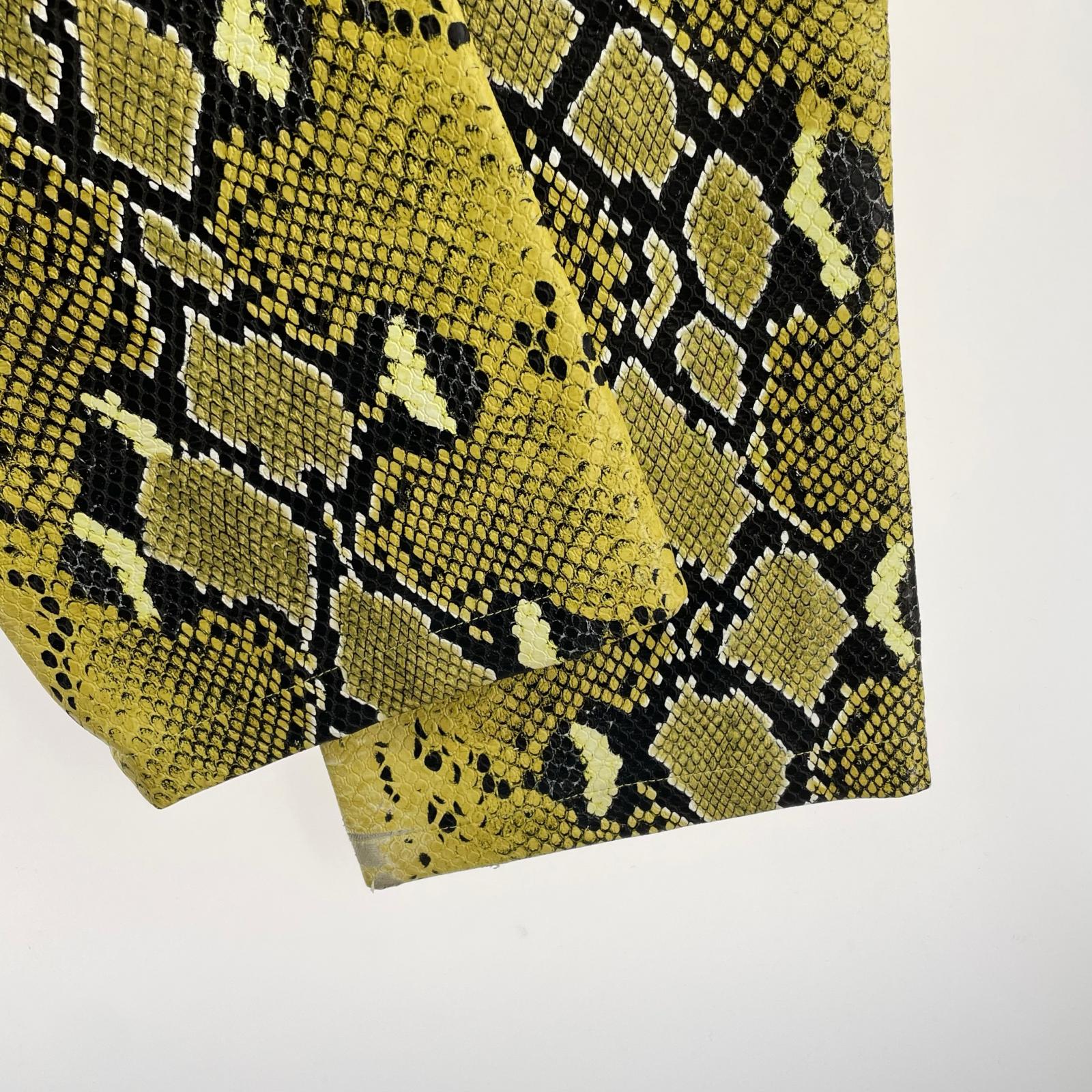 パンツ DMC KAL Snake jacket パイソン柄 2 イエロー