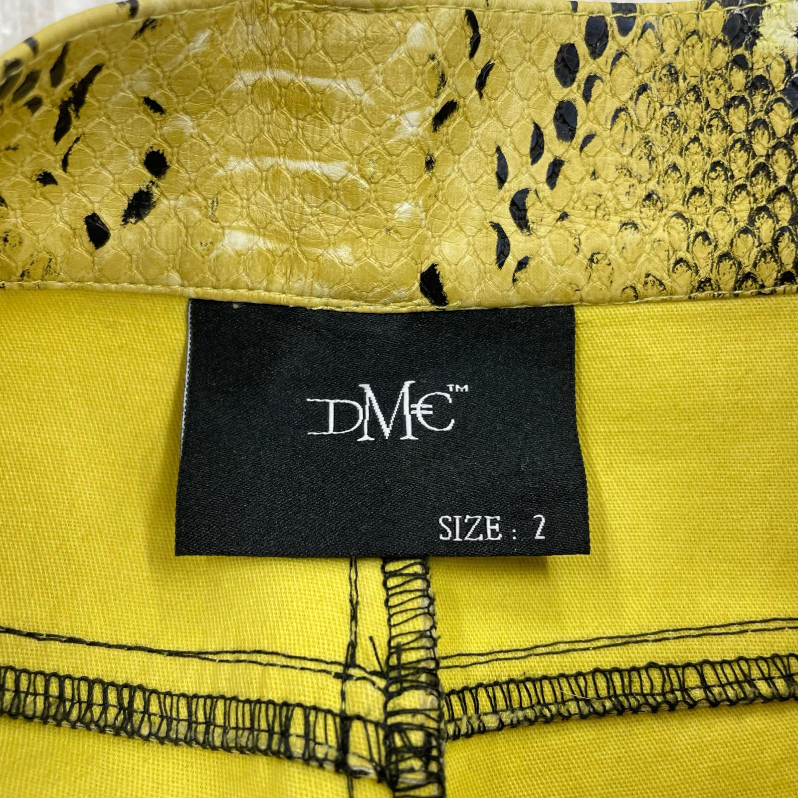 パンツ DMC KAL Snake jacket パイソン柄 2 イエロー