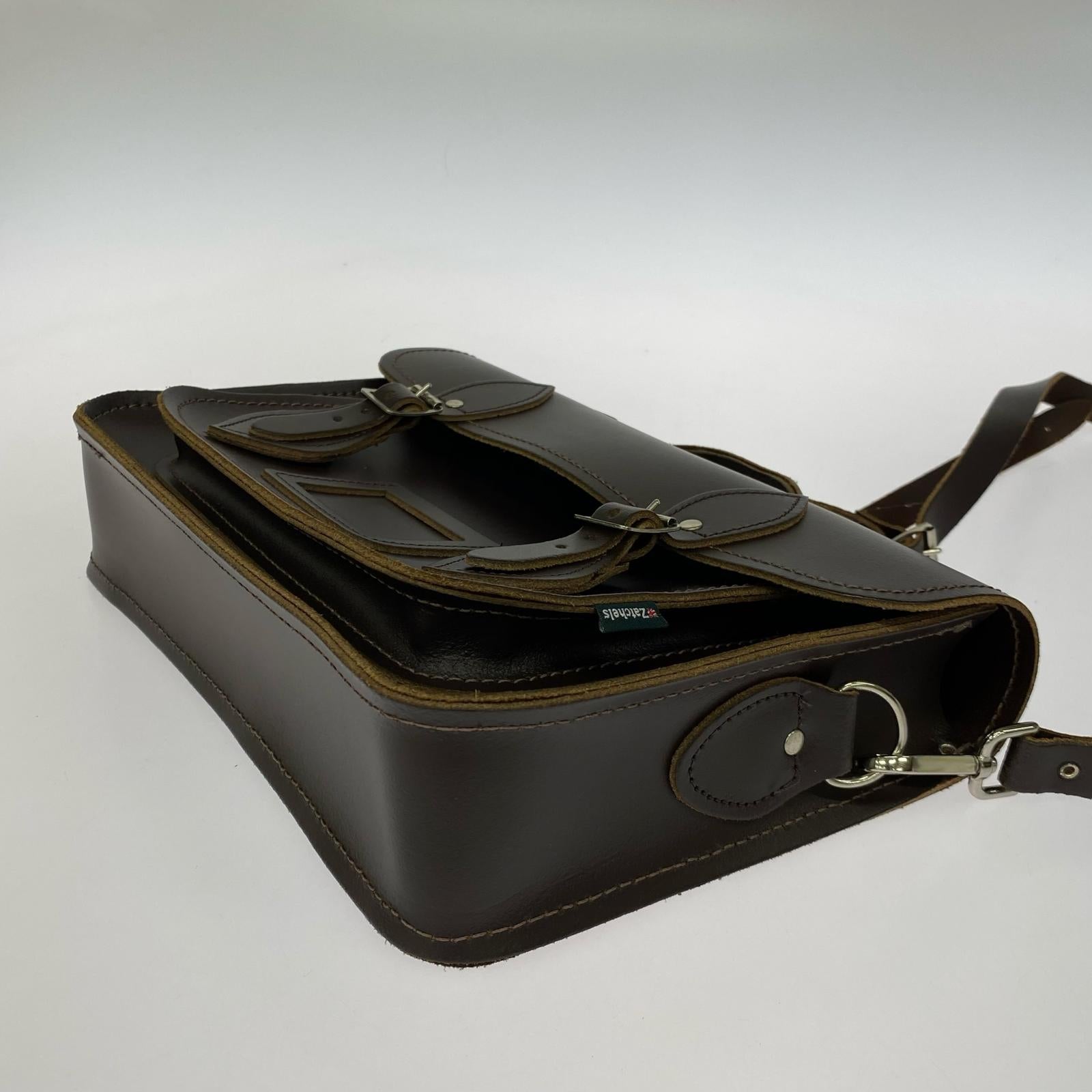 ショルダーバッグ ZATCHELS ブラウン