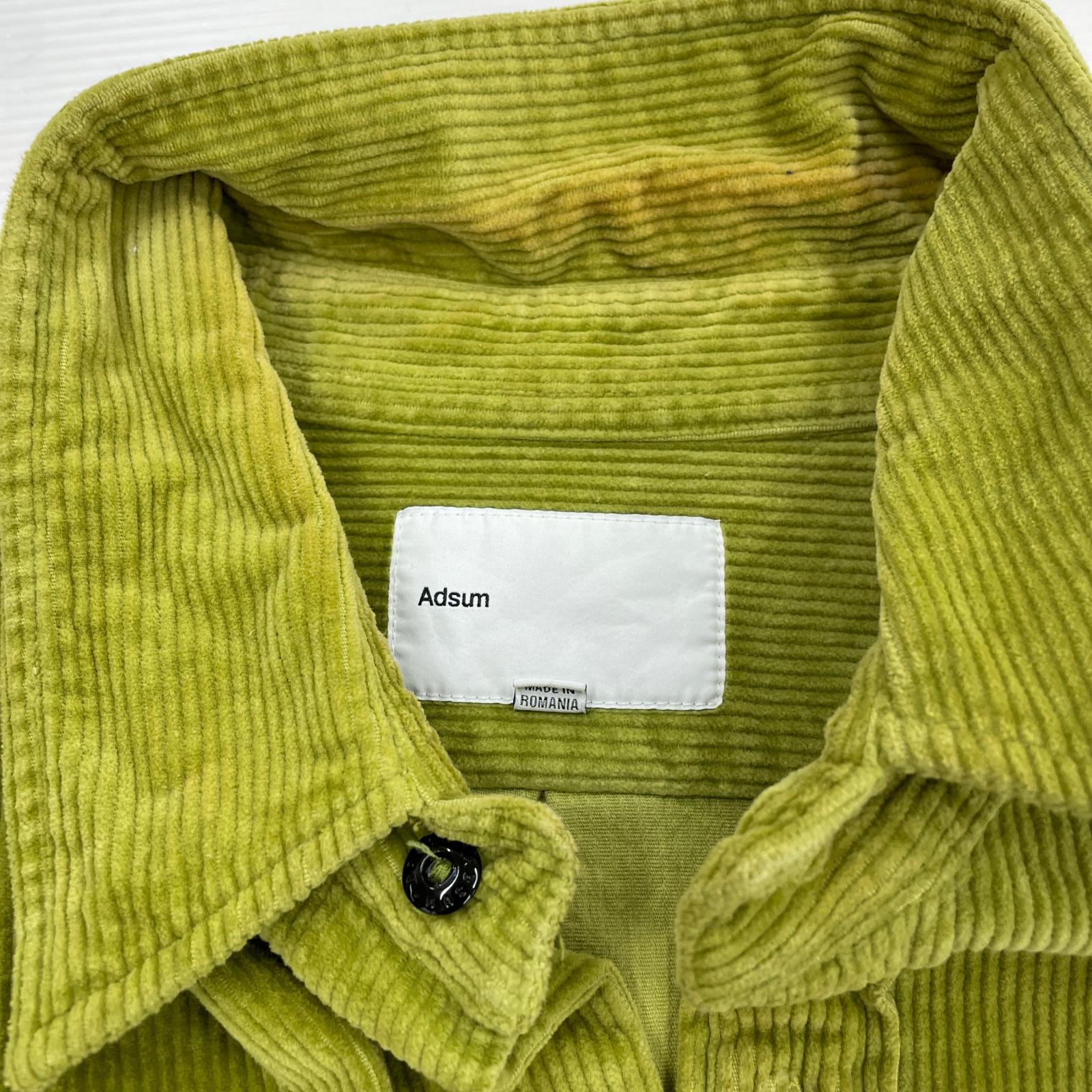 長袖シャツ adsum　L/Sシャツ　コーデュロイ（L） L グリーン